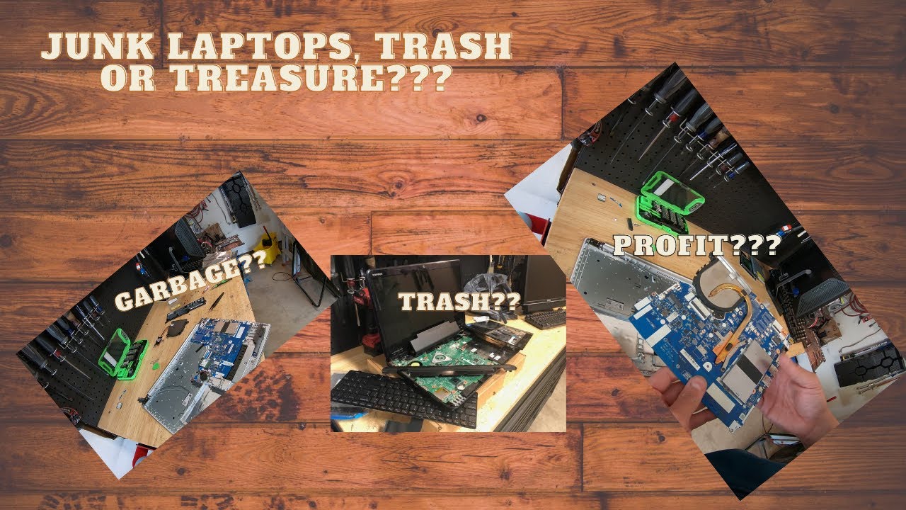 Junk laptop revival! pt 1 Can we save it and flip it?? Motherboard replacement!