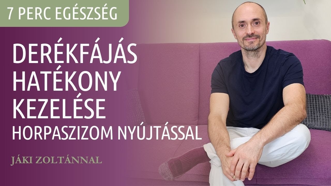 Derékfájás hatékony kezelése horpaszizom nyújtással