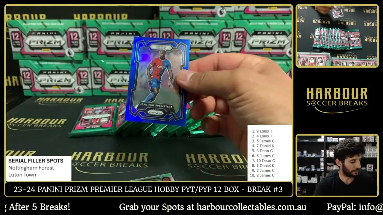 Break #3 - 23-24 Panini Prizm Premier League Hobby PYT/PYP 12 Box FULL CASE
