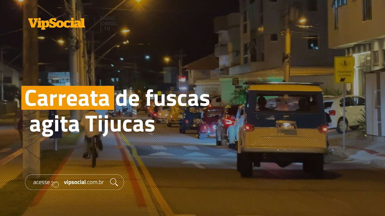 Carreata de fuscas agita Tijucas