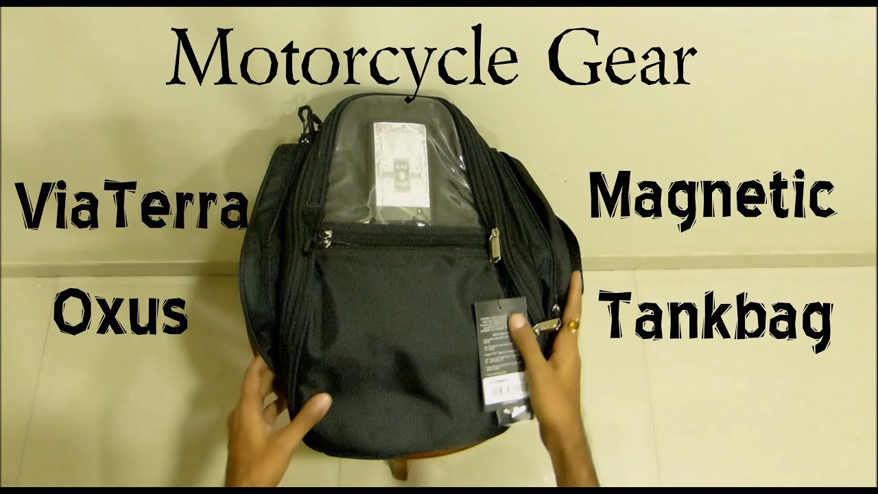 [Up Close and Personal] ViaTerra Oxus Magnetic Motorcycle Tankbag