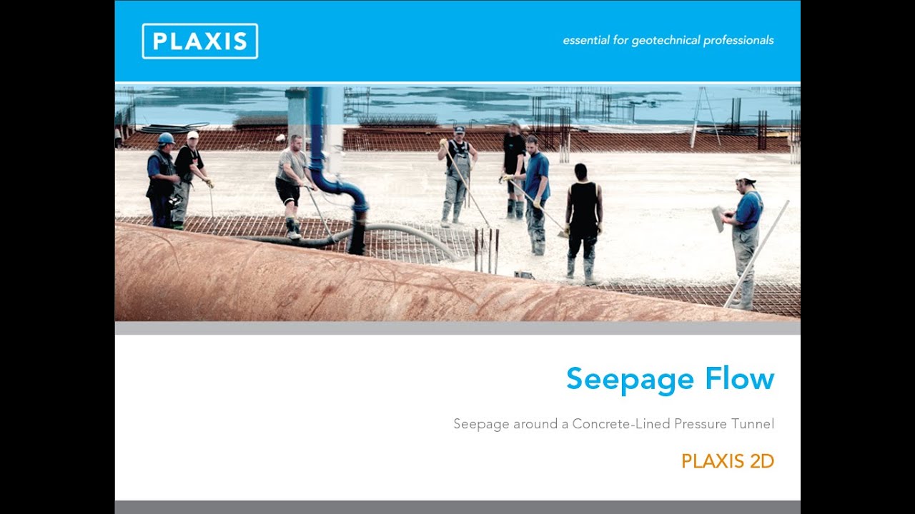 PLAXIS 2D: Seepage around a pressure tunnel