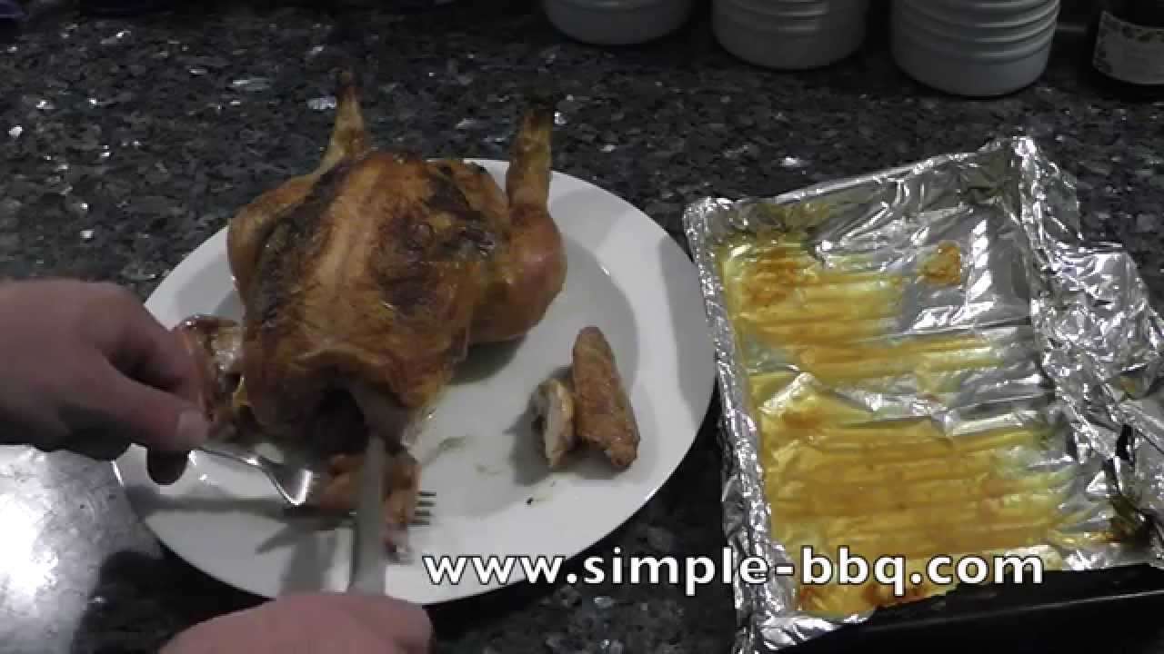 How to carve a roast chicken