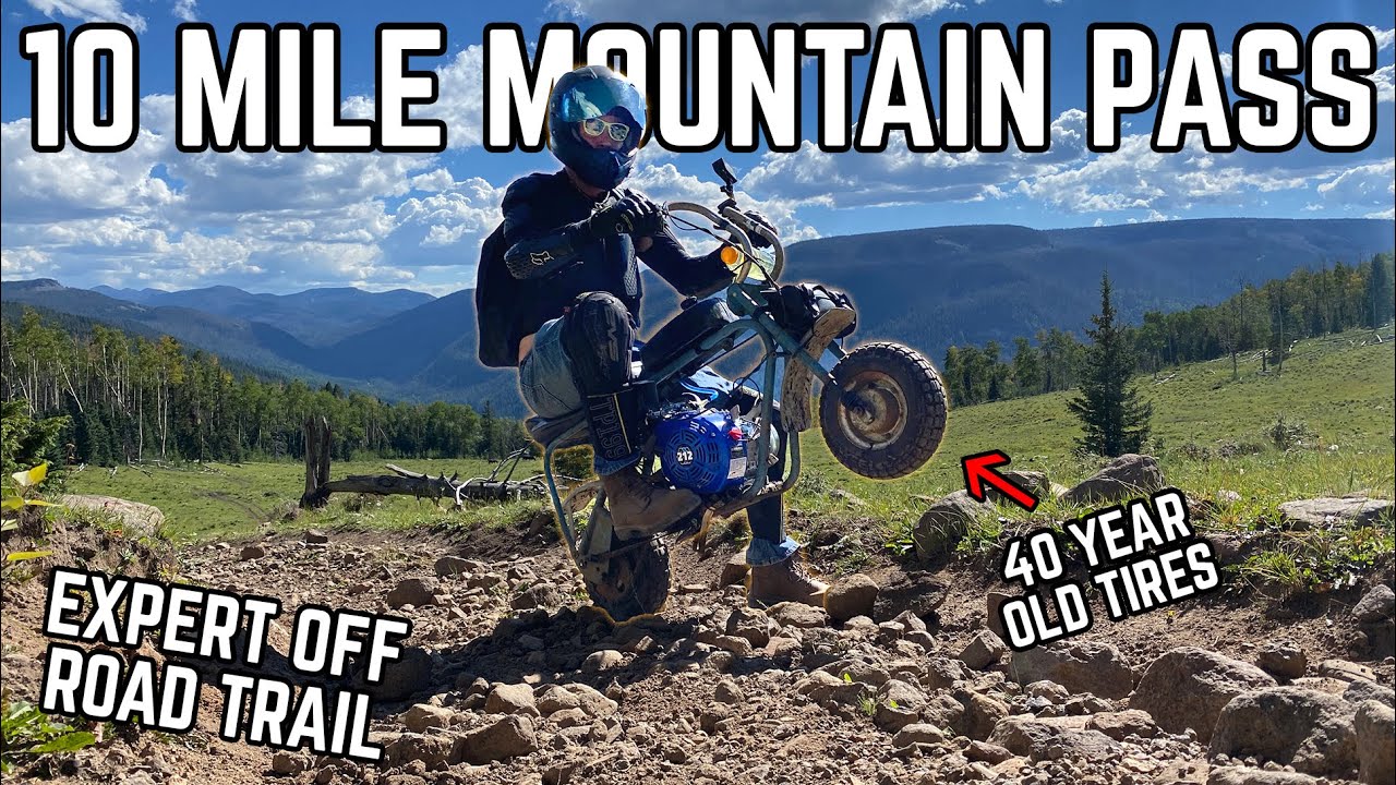 Will an Abandoned 1980s MTD Mini Bike Survive a 10 Mile 10,000 ft Pass?