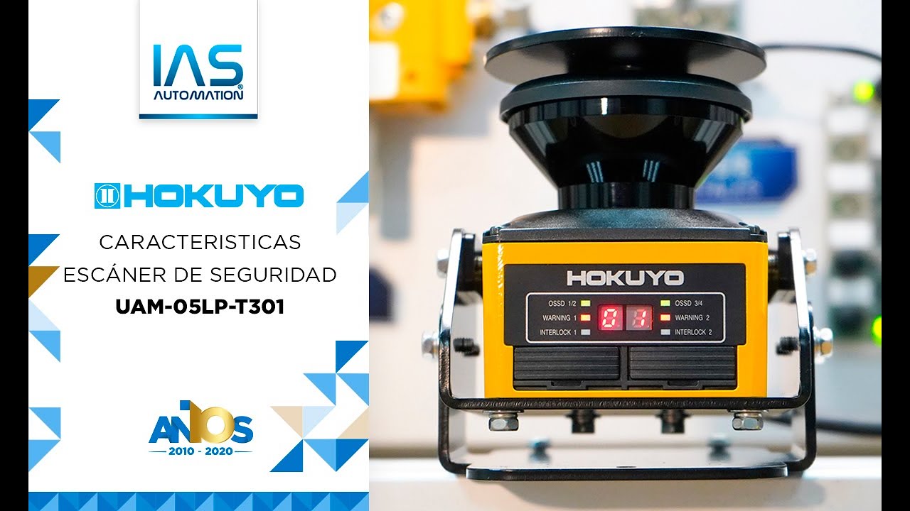 Caracter&iacute;sticas Esc&aacute;ner de Seguridad UAM-05LP-T301 HOKUYO