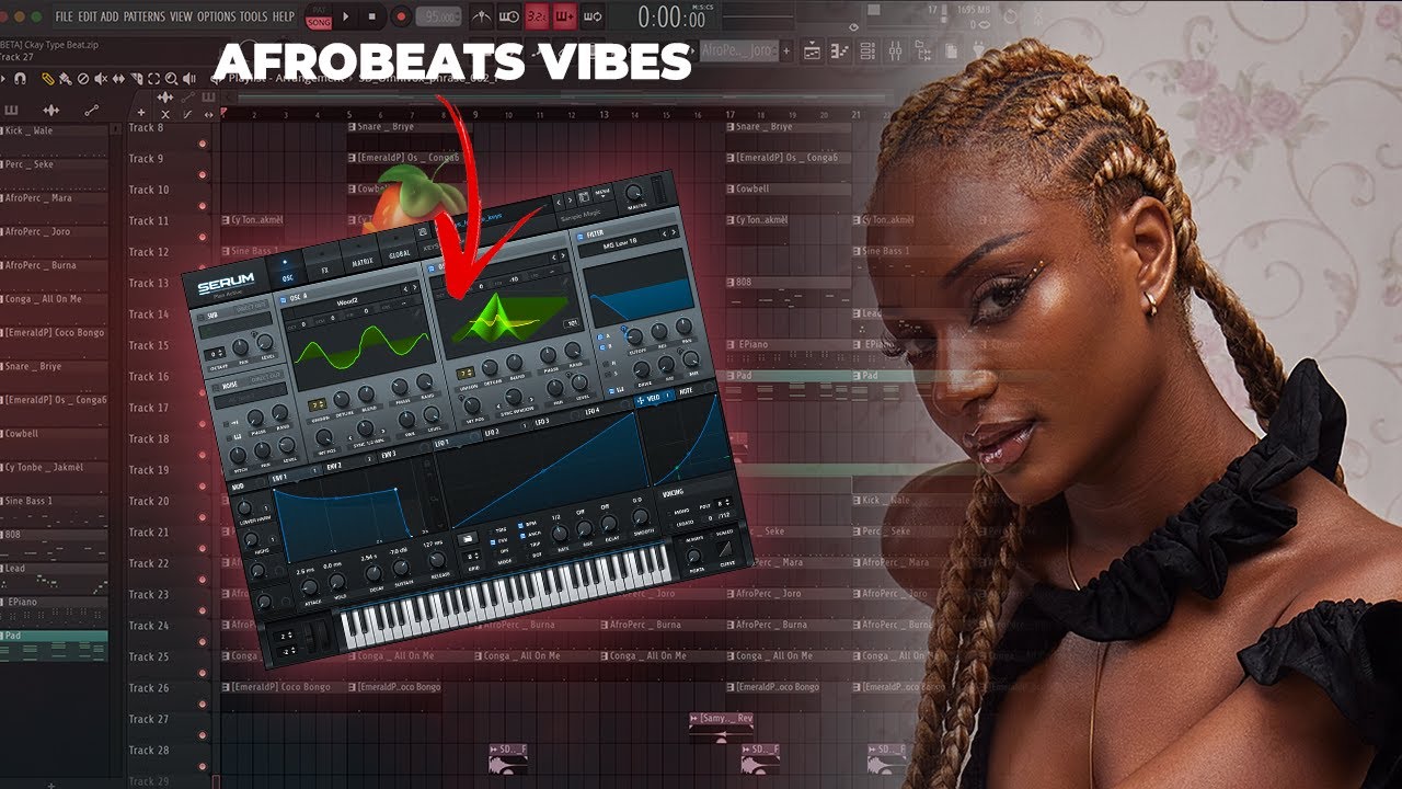 How To Make AFRO BEATS ( Ckay x Ayra Starr) | Fl STudio Tutorial