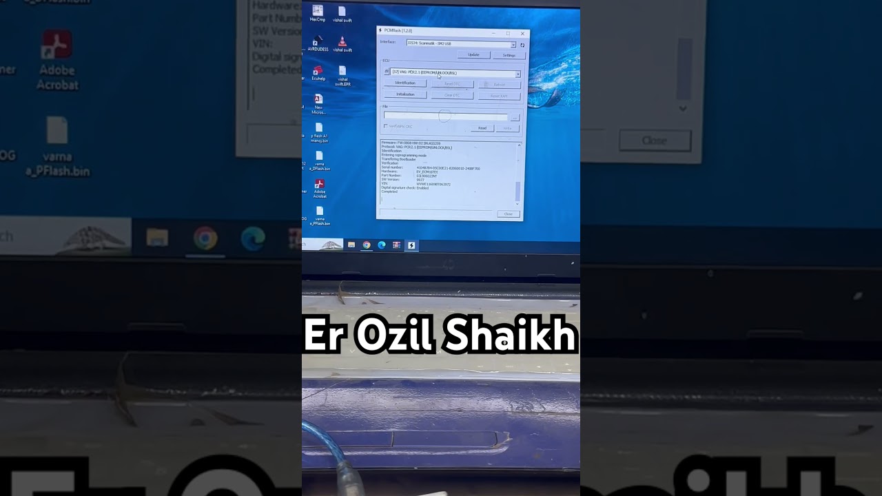 Continental ecm PCR2.1 ecm read write with ktm32 in 1 Vw Vento by Ozil