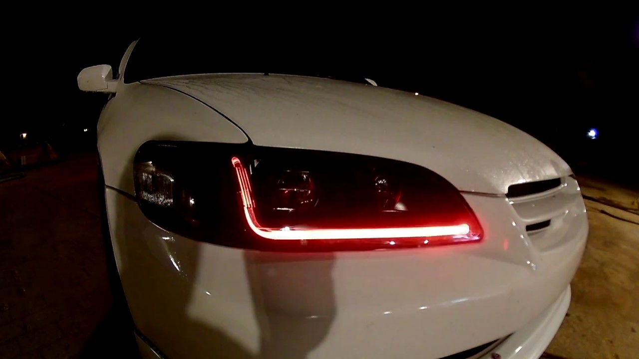 2000 honda accord retrofitted headlight