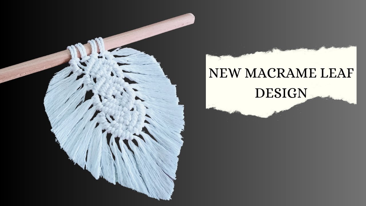 Macrame Feather Tutorial  For Beginners| Diy Easy Macrame Wall Hanging 🍃🧵🤍