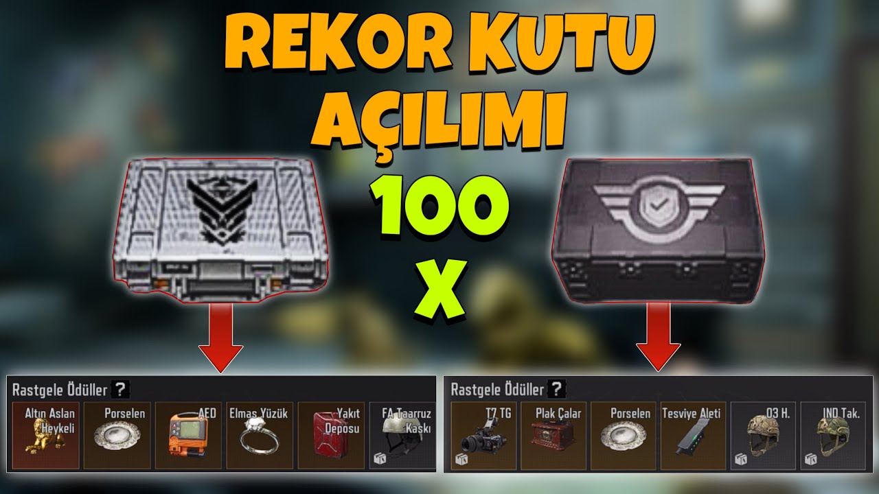 3 Sezon Biriktirdim❗️Rekor Kutu Açılımı🔥Arena Breakout