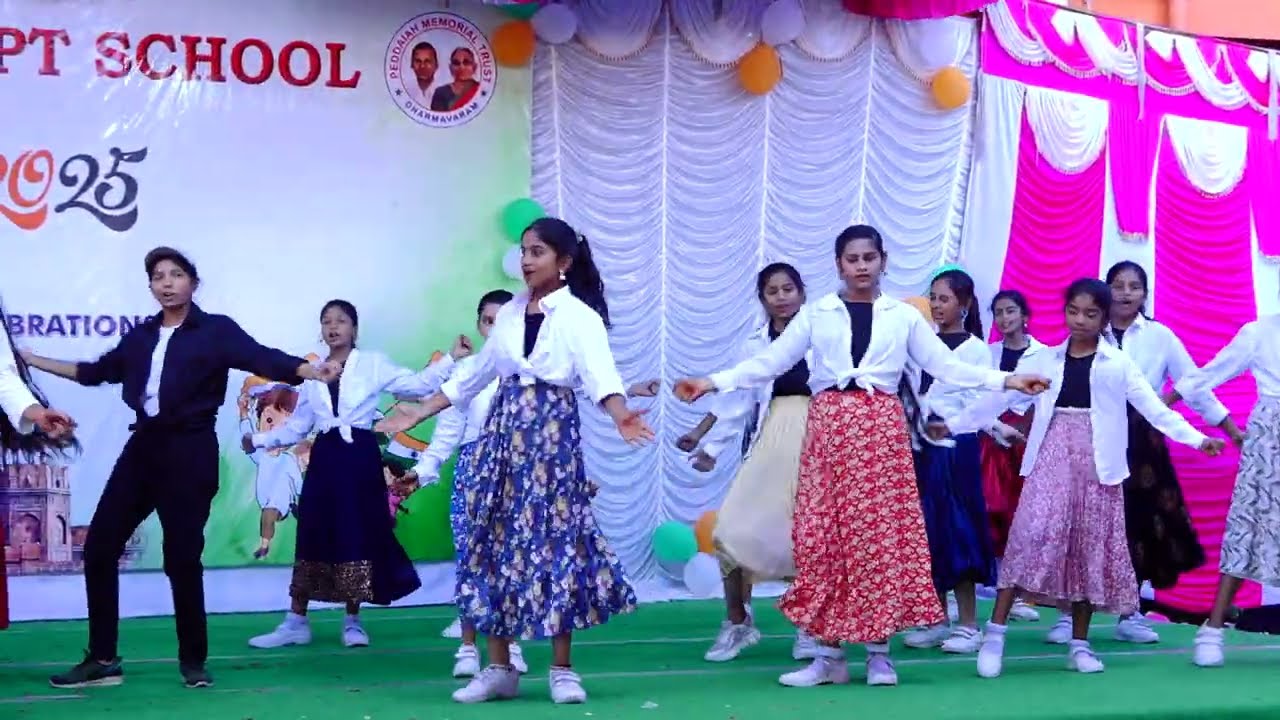 Yasoda Concept School 17th Annual Day Bliss 2025 || 6th & 7th Class Girls || Chennai Express song