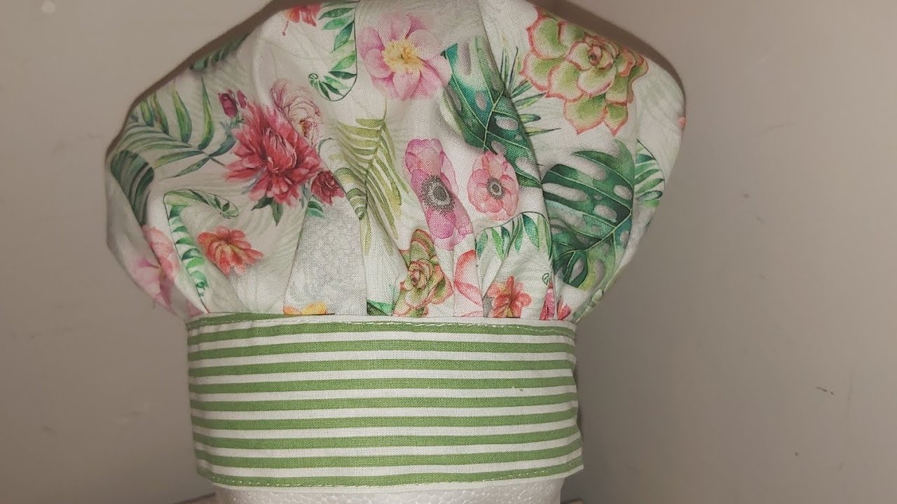 cappello da chef CARTAMODELLO GRATIS # 441 #sweetsusi  Tutorial cucito creativo passo passo
