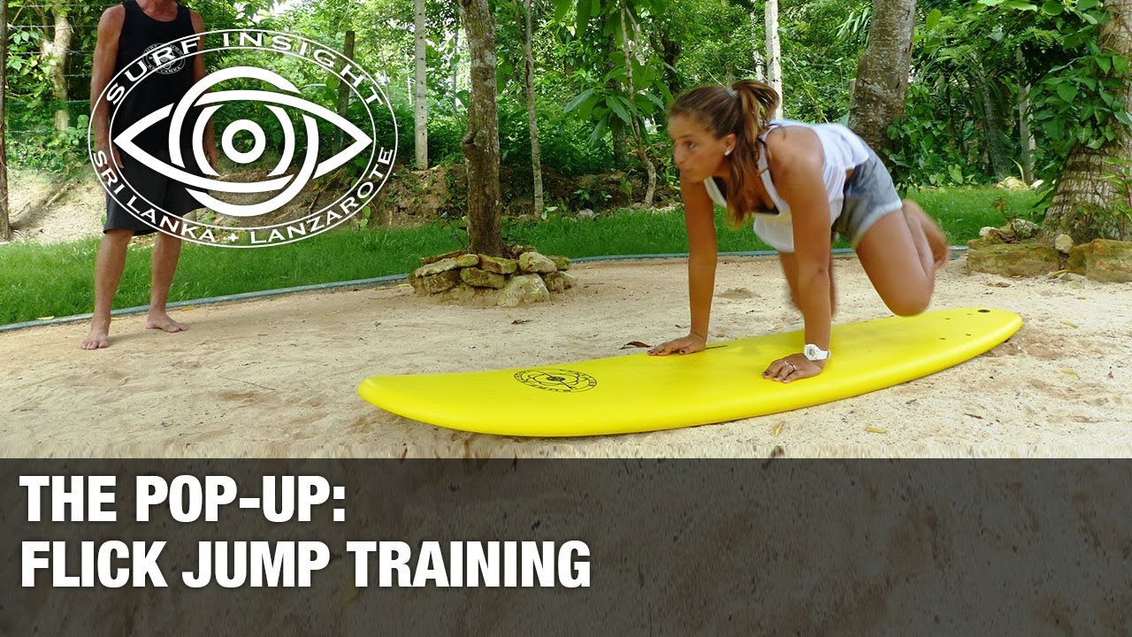 Surf Insight : Flick Jump, training...the best of Pop Ups on the board.