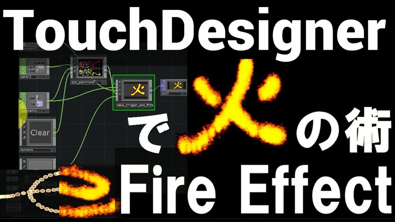 30th Fire art[TouchDesigner](English)