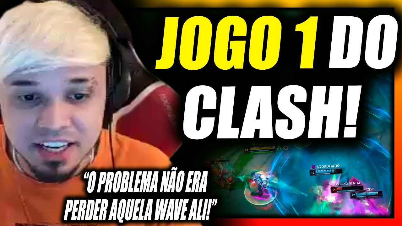 TITAN, REVOLTA, ENVY, AYEL E SCAVENGE NA PRIMEIRA PARTIDA DO CLASH NO LOL