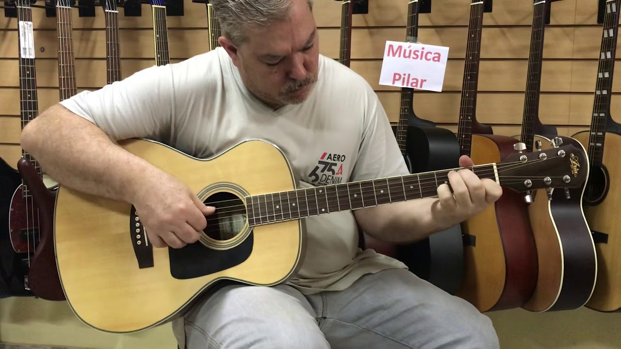 Guitarra Acustica Aria Af20 Musicapilar