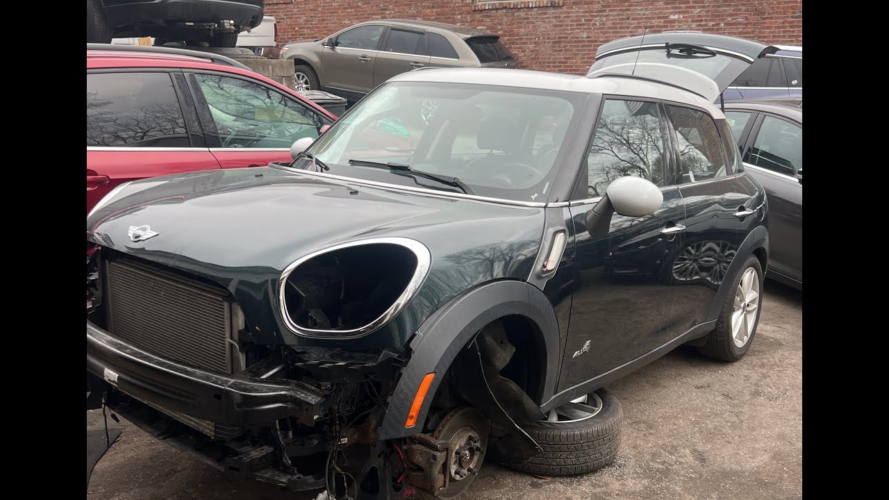 Mini Cooper All4 rear driveshaft removal.