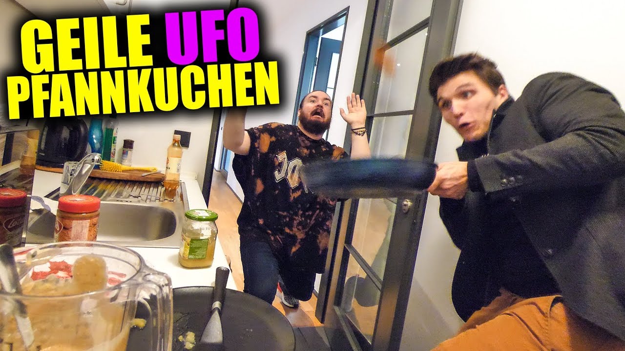 Ich backe Pfannkuchen für das UFO