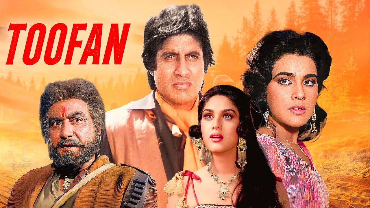 TOOFAN (तूफ़ान) | Amitabh Bachchan Action Blockbuster Movie 4K | Meenakshi Seshadri, Amrita Singh