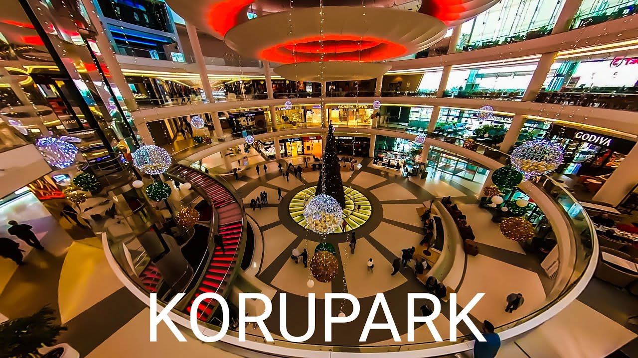 KORUPARK, BURSA, TURKEY ( December) 4K Walking tour