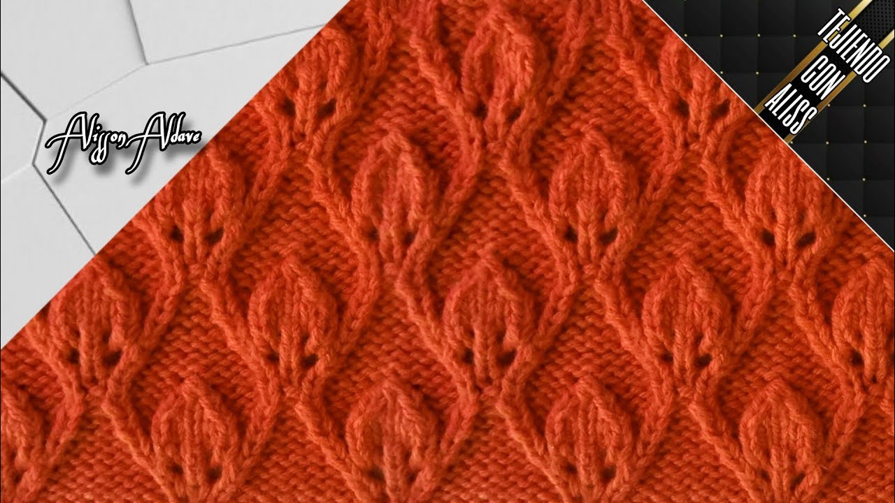 #374 - TEJIDO A DOS AGUJAS / knitting patterns / Alisson Aldave