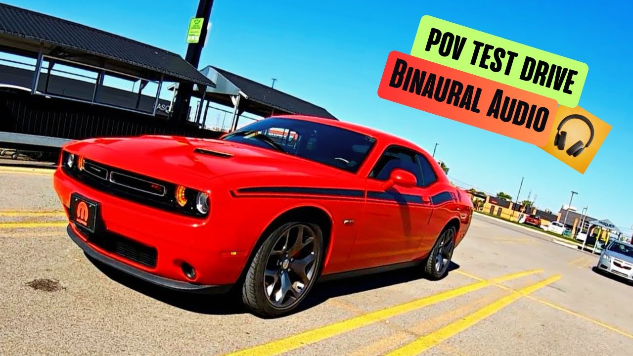 2015 Dodge Challenger RT 5.7L V8 POV Drive (Binaural 3D Audio)