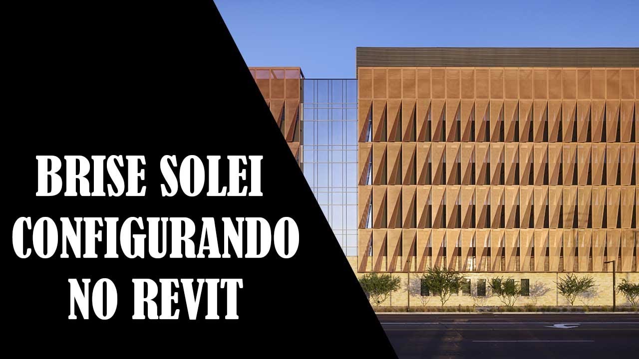 Brise solei configurando no revit