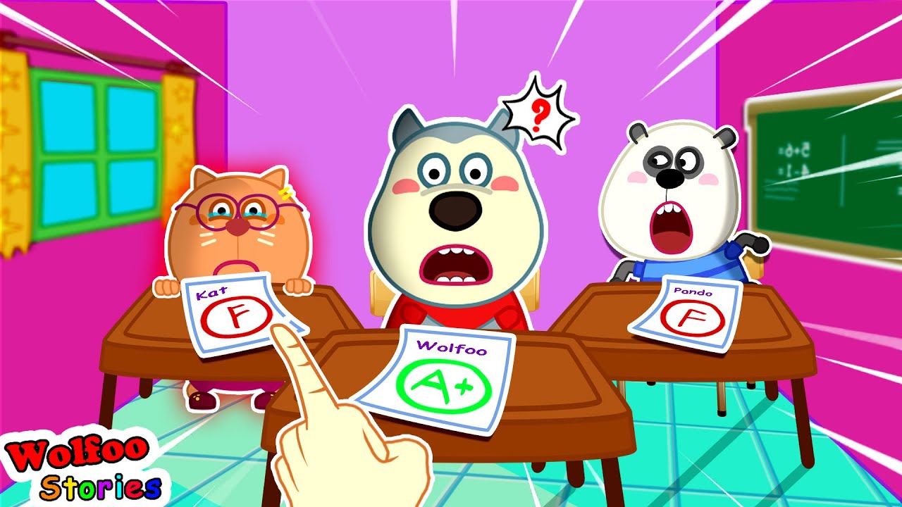 OMG...Why Kat Gets An ‘F’ On Her Report Card?? ⭐️ Educational Videos for Kids @KatFamilyChannel