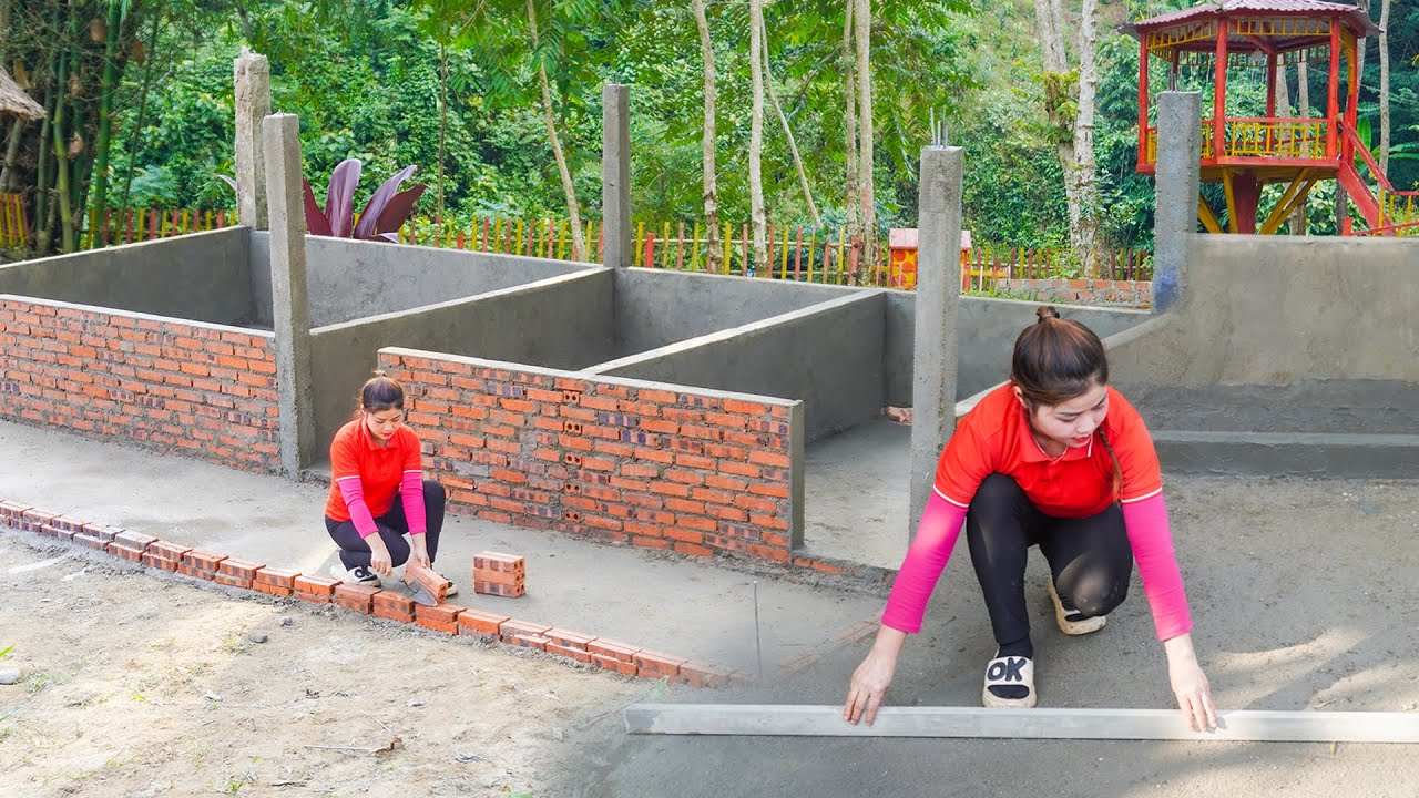 The Work Of a Professional Mason, The Girl Turned The Pigsty Into a Wonderful Construction