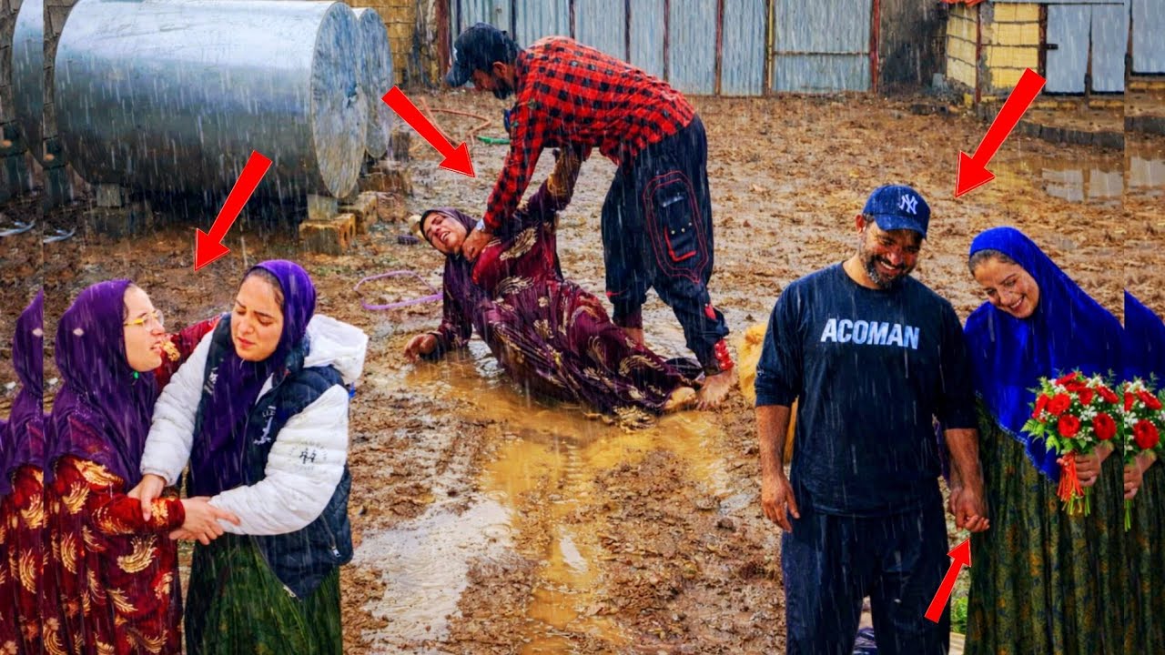A storm of emotions: a violent family conflict in cold, rainy weather