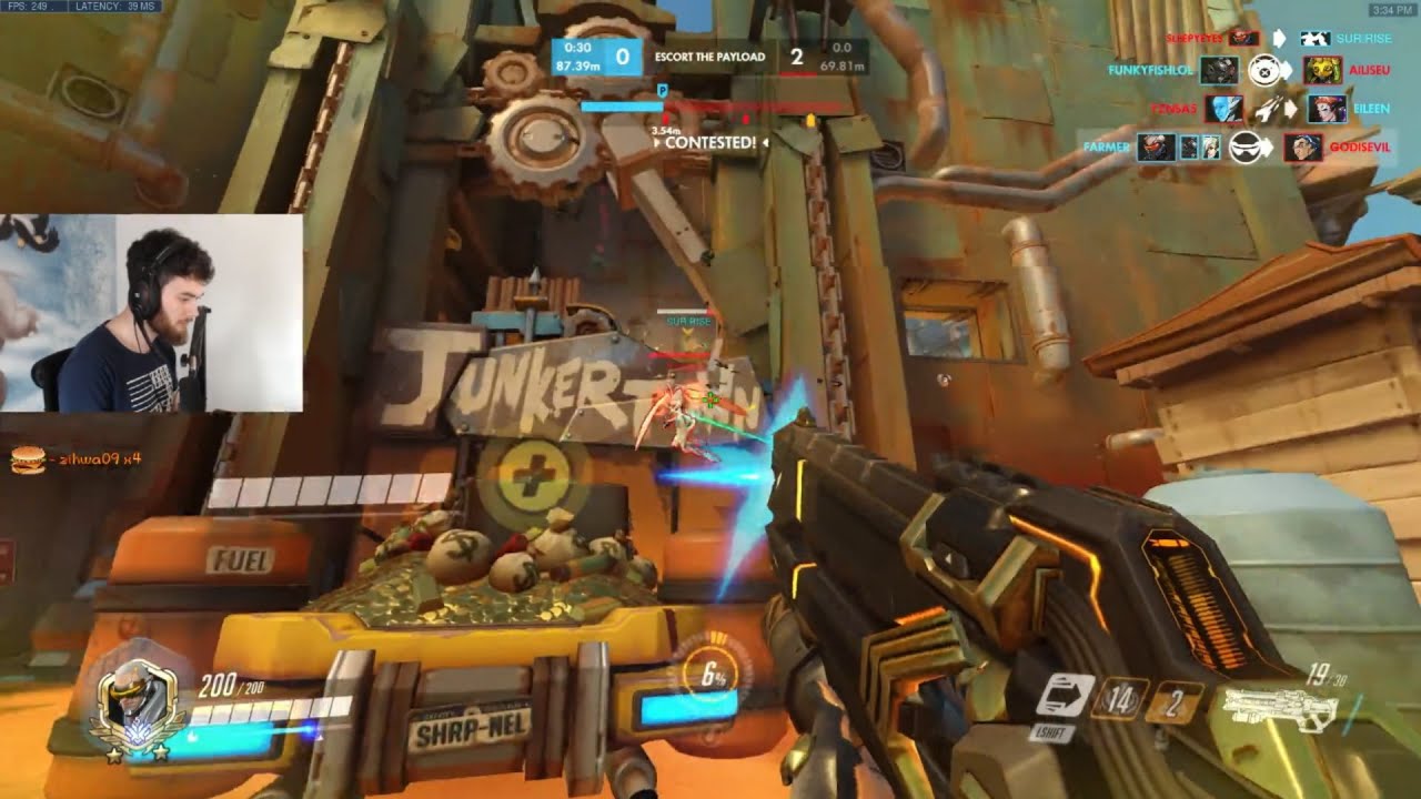 Overwatch Dafran Road To Rank 1 Spot As Flex DPS -Against YZNSA-