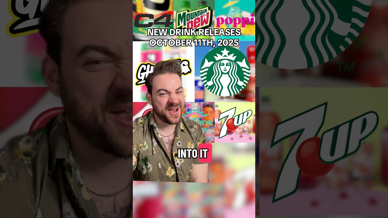 New drink releases coming out now as well as previews for early 2026 #soda #energydrink #snacks