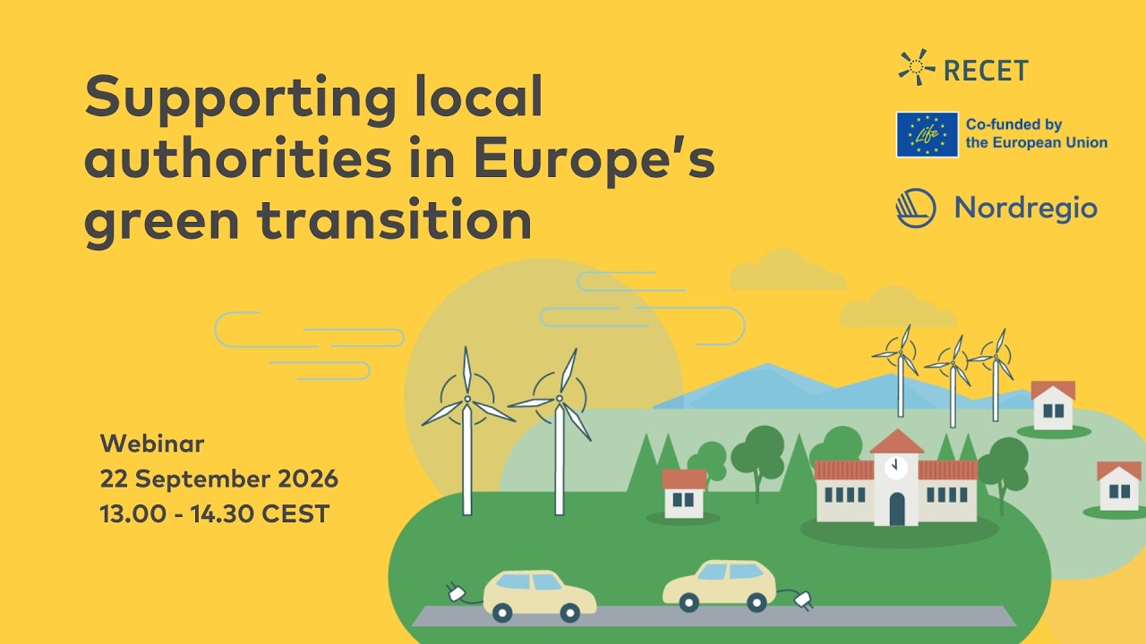 Supporting local authorities in Europe&rsquo;s green transition