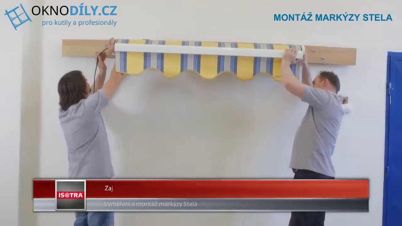 Markýza STELA - vyměření a montáž