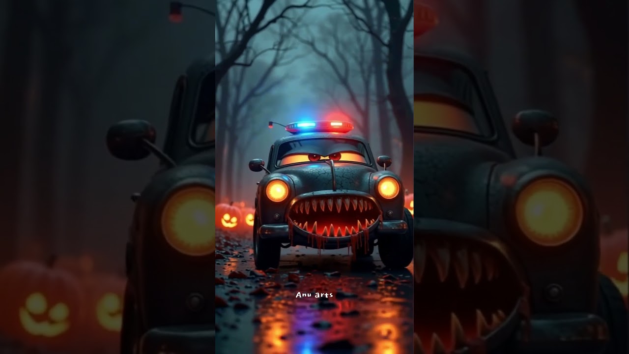 Halloween Version of Police car #scary