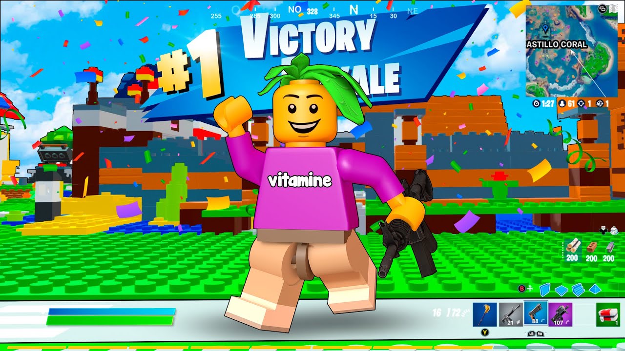 VITAMINE SPIELT das ERSTE mal FORTNITE LEGO! 😱