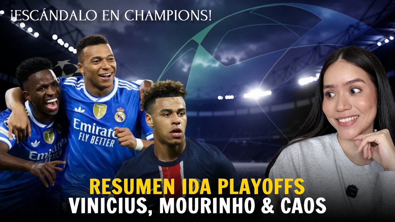 ¡No Se Calló Nada! Mourinho, Vinícius y el CAOS de la IDA de los Playoffs | Resumen Champions League