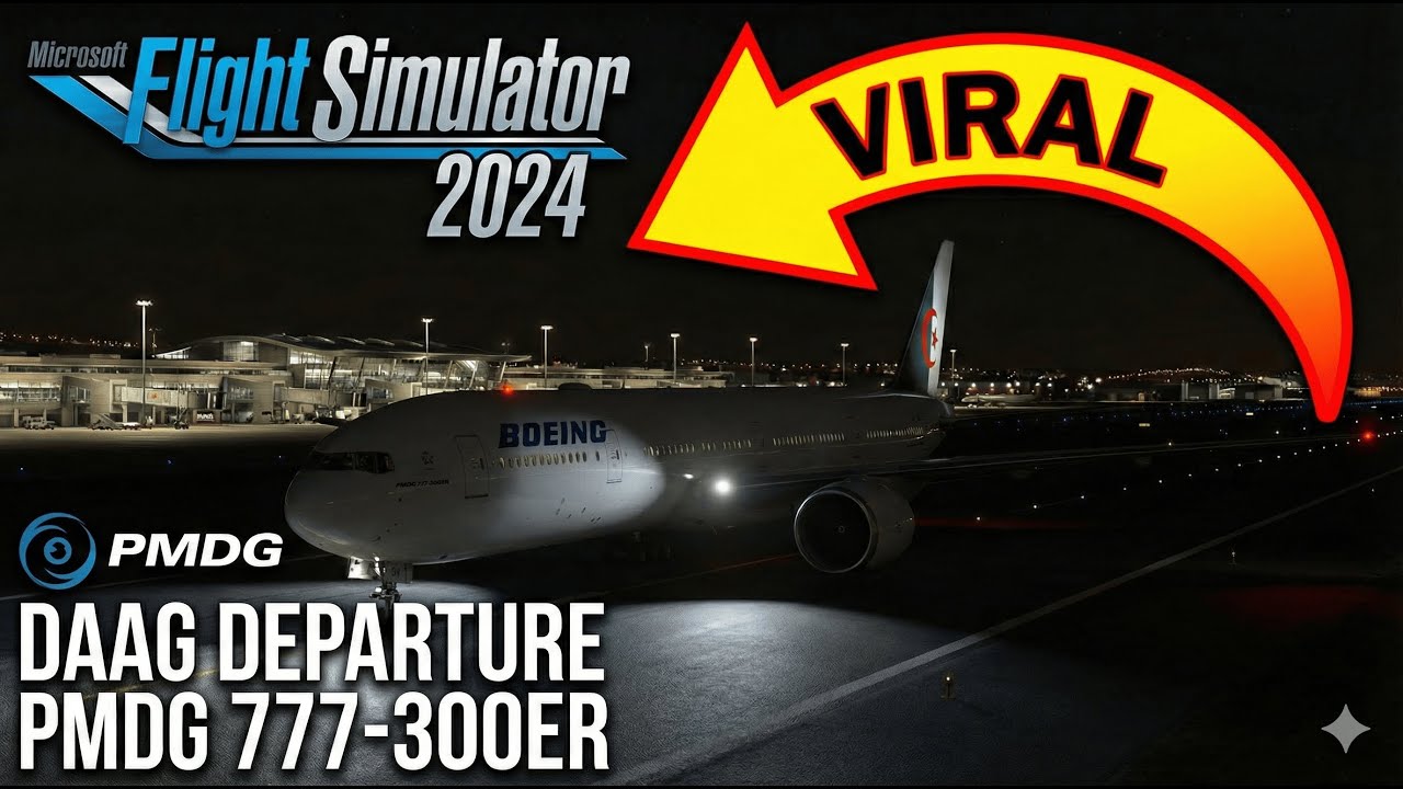 INSANE REALISM 777-300ER DEPARTURE INSANE SOUNDS & GRAPHICS | RTX 4070 Ti Super | #MSFS2024