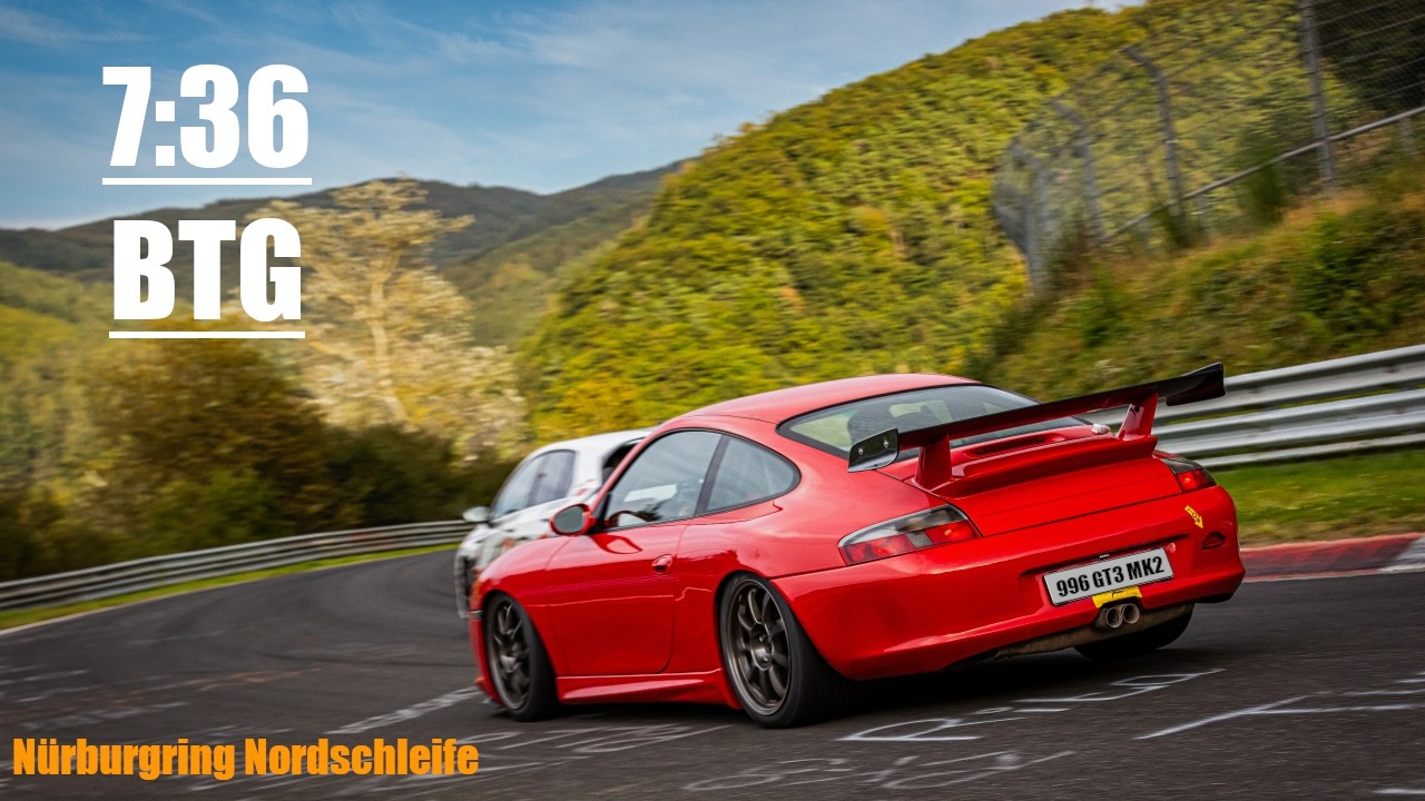 7:36 BTG Porsche 996 GT3 | Nordschleife Onboard | The Mezger Engine Lives!