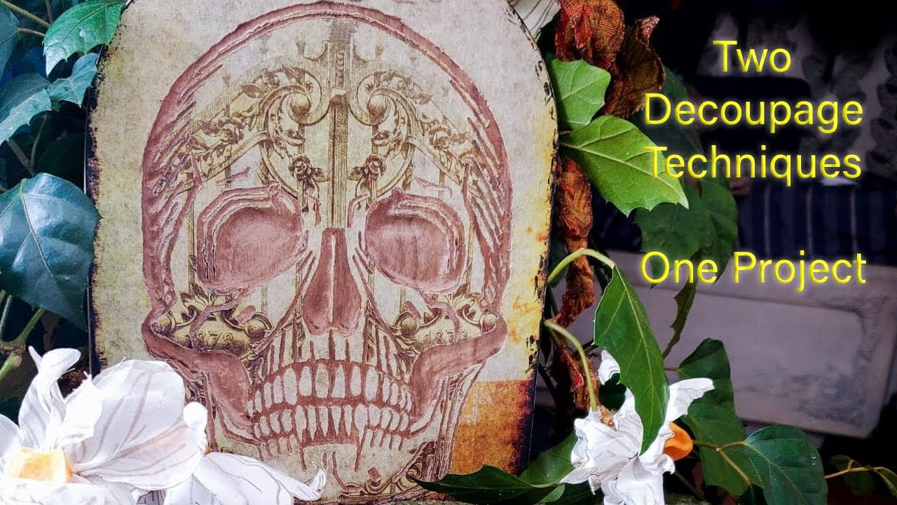 Skull End Table Upcycle