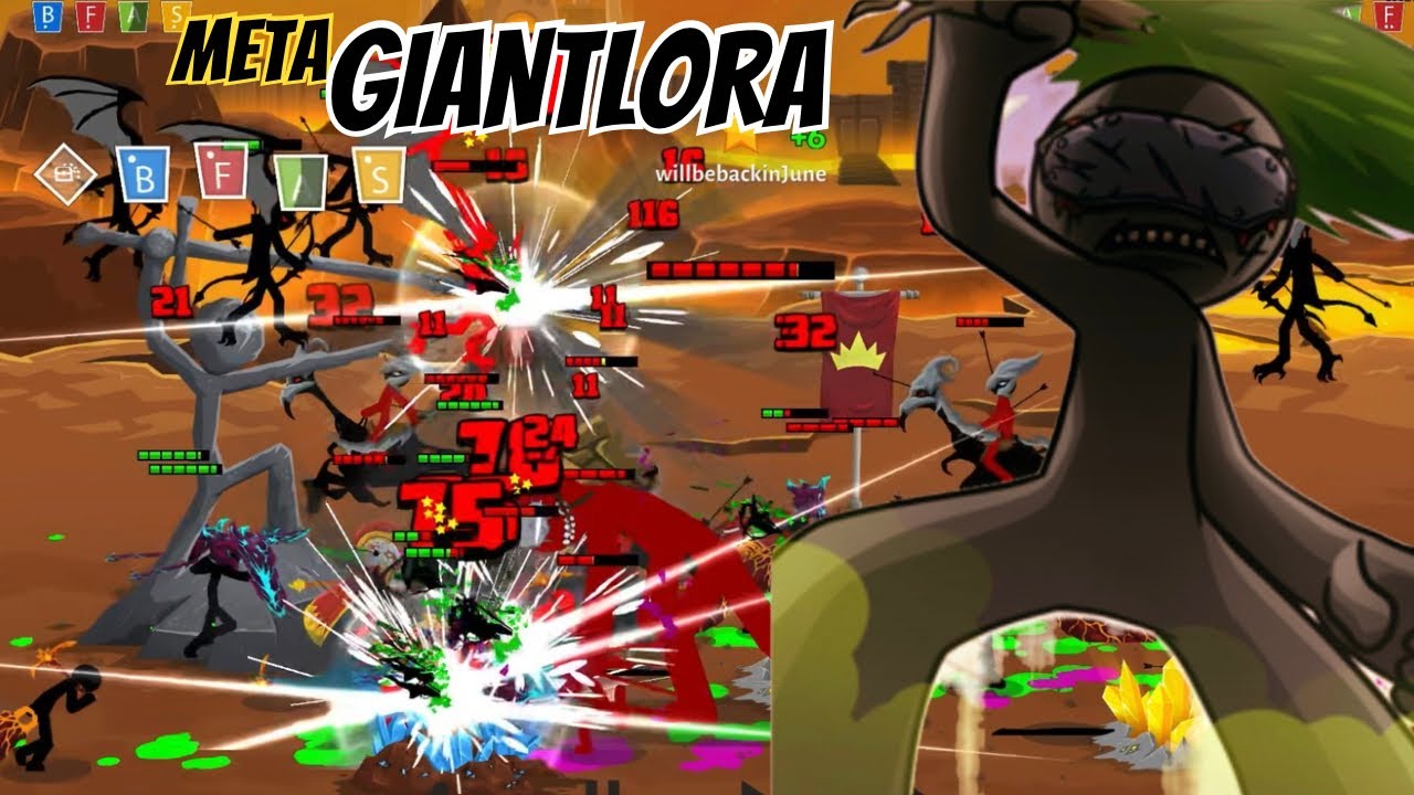 Stick War Saga | Kết Hợp Giantlord, Xiphos, Giant Trong Trận Chiến Kinh Điển | Bốp Gaming