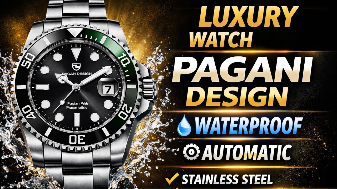 PAGANI DESIGN 2025 Automatic Watch  Luxury Waterproof Men's Watch