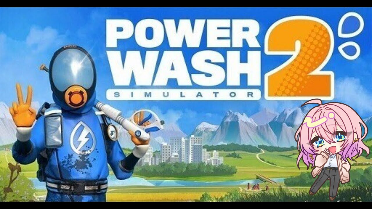 【POWER WASH SIMULATOR2】掃除しながら雑談するのなんか久しぶりに感じる…