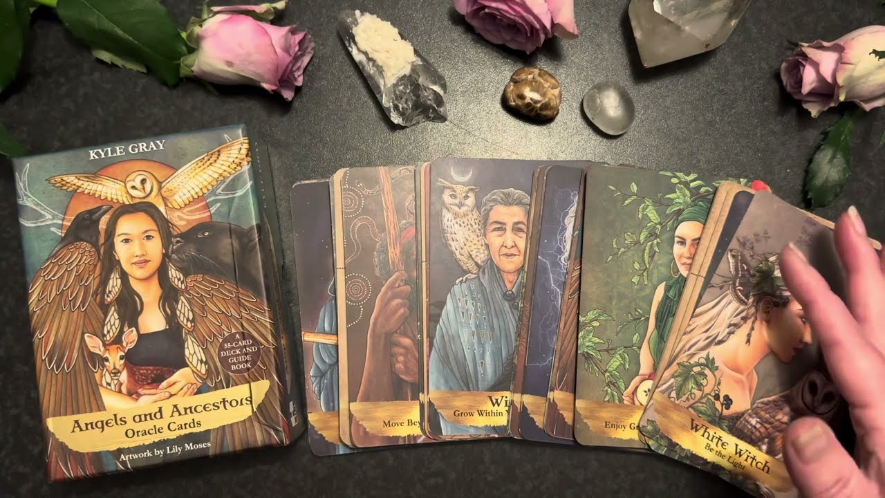 Angels and Ancestors oracle deck by Kyle Gray review,  flip through #oraclecards #flipthrough