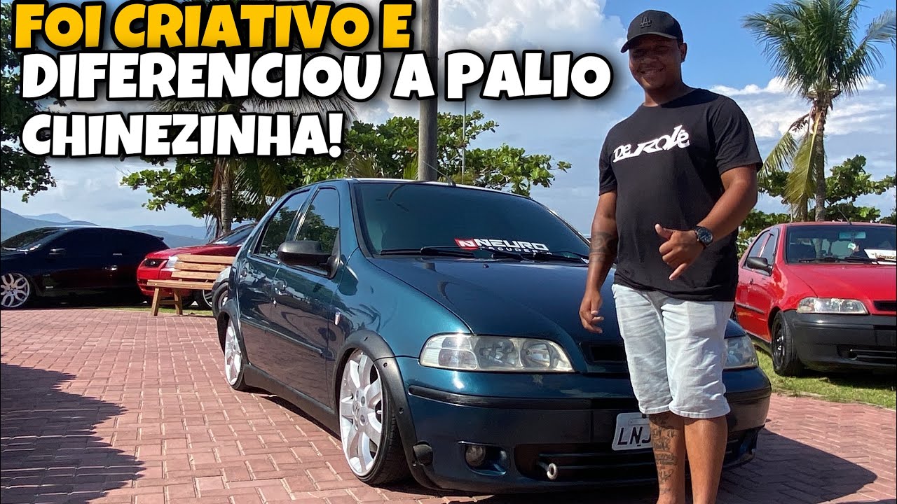 PALIO CHINEZINHA REBAIXADA COM ARO 17 E SUSPENS&Atilde;O A ROSCA!