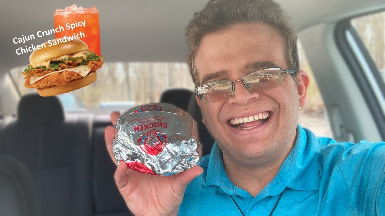 Wendy's Cajun Crunch Spicy Chicken Sandwich & Tangerine Lemonade