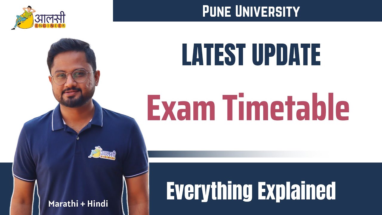Pune University | Exam Timetable | Latest Updates | #SPPU | Aalsi Engineer | Rounak Sir
