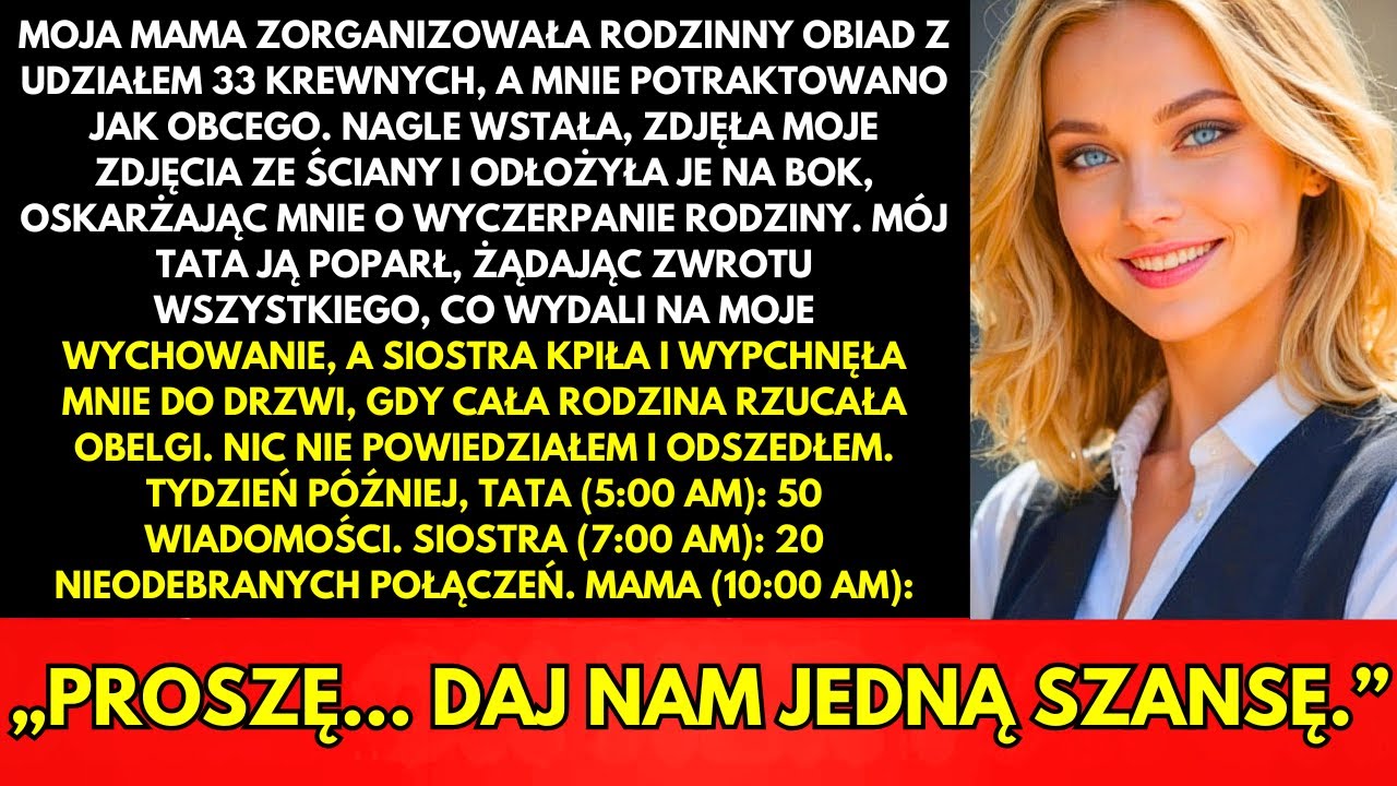 Moja Mama Zorganizowała Kolację Dla 33 Krewnych Gdy Byłam Ignorowana