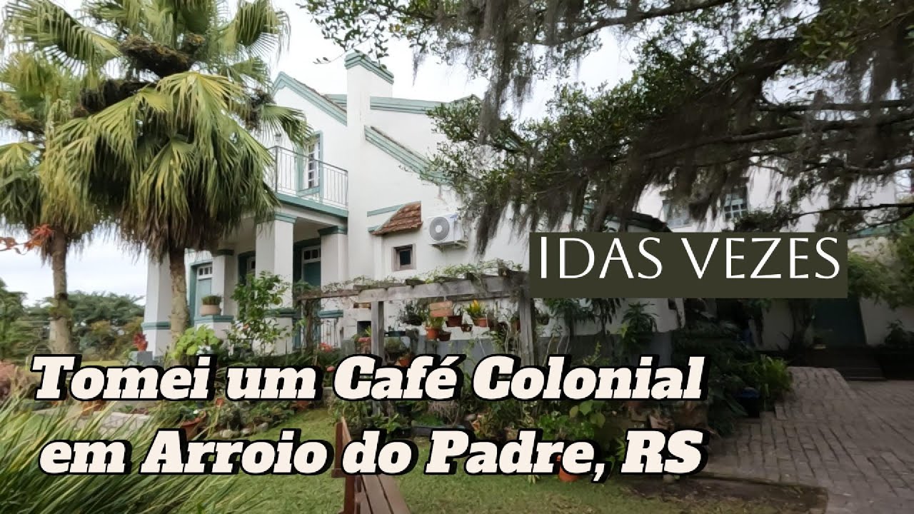 Tomei um café colonial em Arroio do Padre