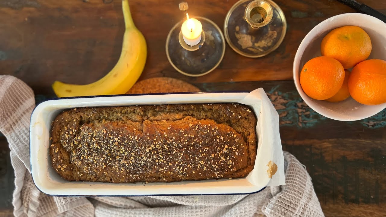 Recette de pain aux bananes multigrains et dattes de La petite bette